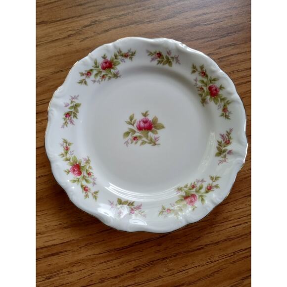 Lot of 6 Vintage Johann Haviland Moss Rose 6" Bread and Butter Plate Collectible - Picture 1 of 3